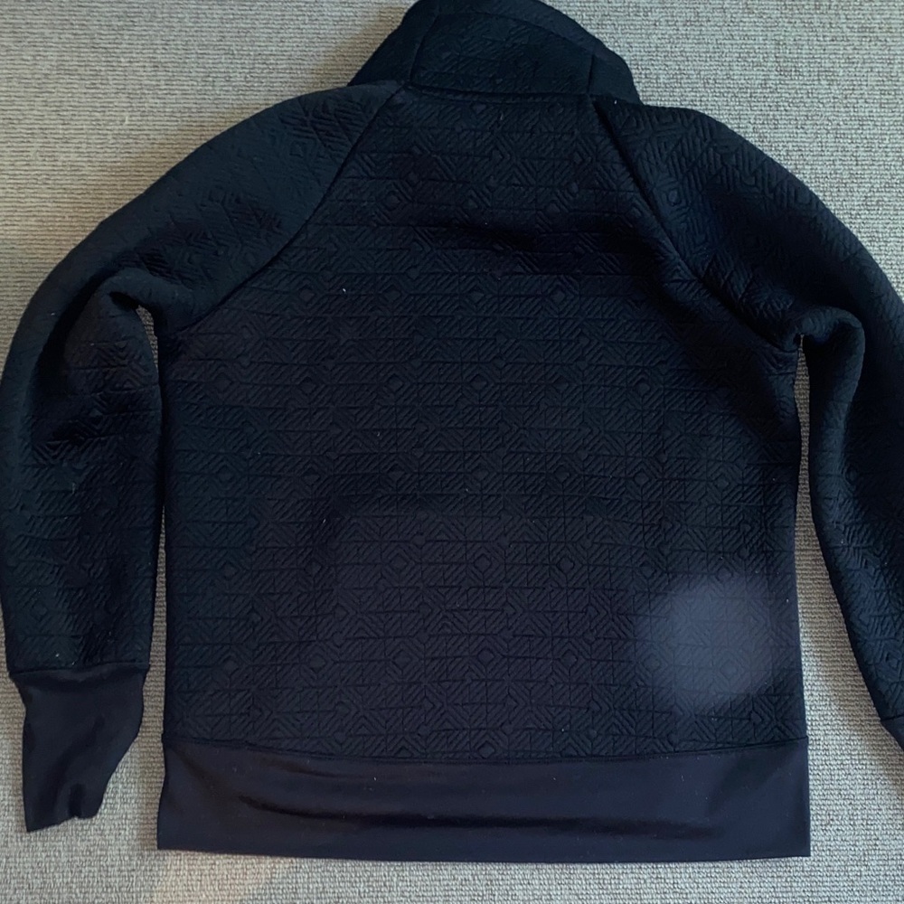 Athleta Black Geometric Pattern Pullover With Sta… - image 7